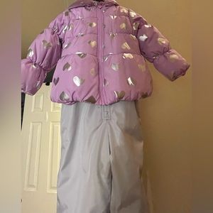Carters Just for you size 3 Toddler Snow Jacket with jumpsuit